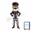 Power Lightweight Cowboy Mascot Costume