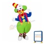 Friendly Lightweight Clown Mascot Costume