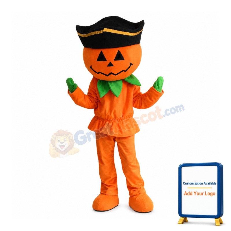 Pirate Pumpkin Mascot Costume