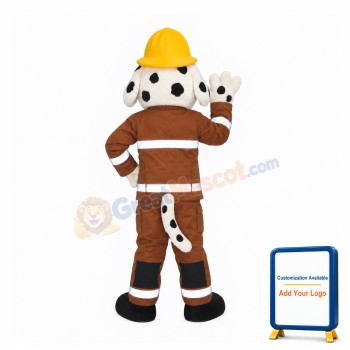 Fire Dog Mascot Costume