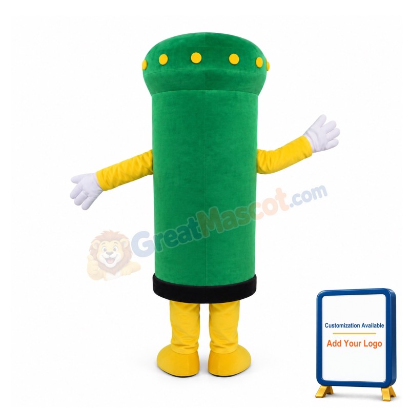 Green Mailbox Mascot Costume