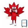 Happy Lightweight Maple Leaf Mascot Costume