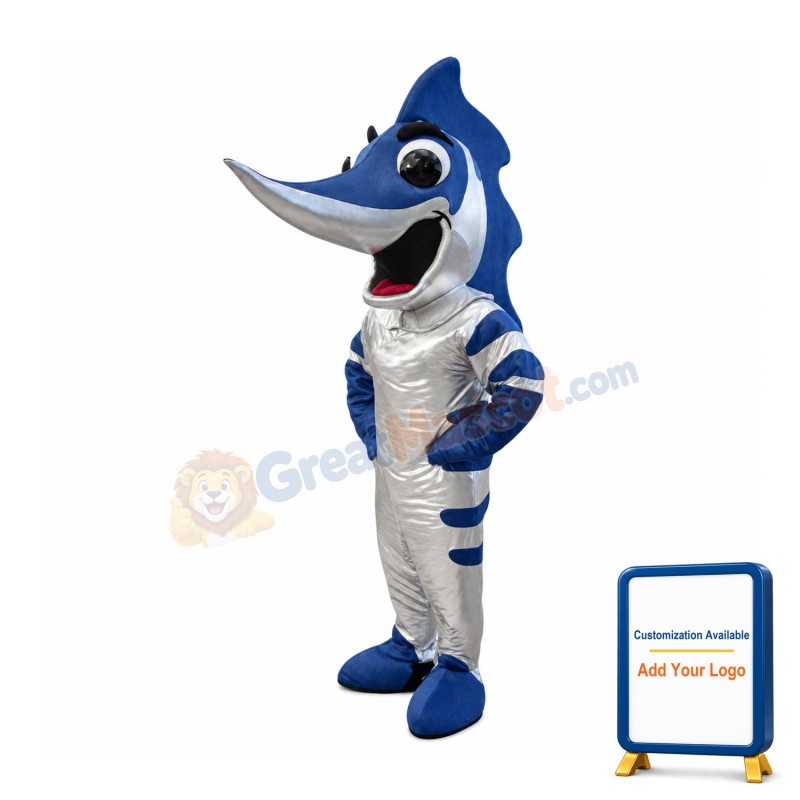 Sailfish Mascot Costume