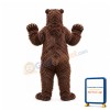 Realistic Brown Bear Mascot Costume