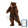 Realistic Brown Bear Mascot Costume
