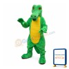 Lightweight Green Crocodile Mascot Costume