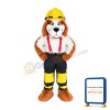 Lovely Fire Dog Mascot Costume
