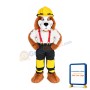 Lovely Fire Dog Mascot Costume