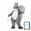 Lovely Realistic Grey Squirrel Mascot Costume
