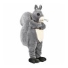 Lovely Realistic Grey Squirrel Mascot Costume