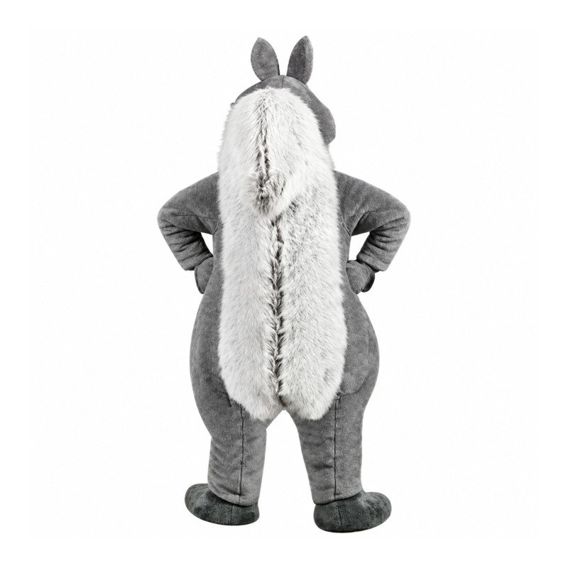 Lovely Realistic Grey Squirrel Mascot Costume