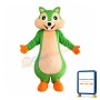 Green Squirrel Mascot Costume