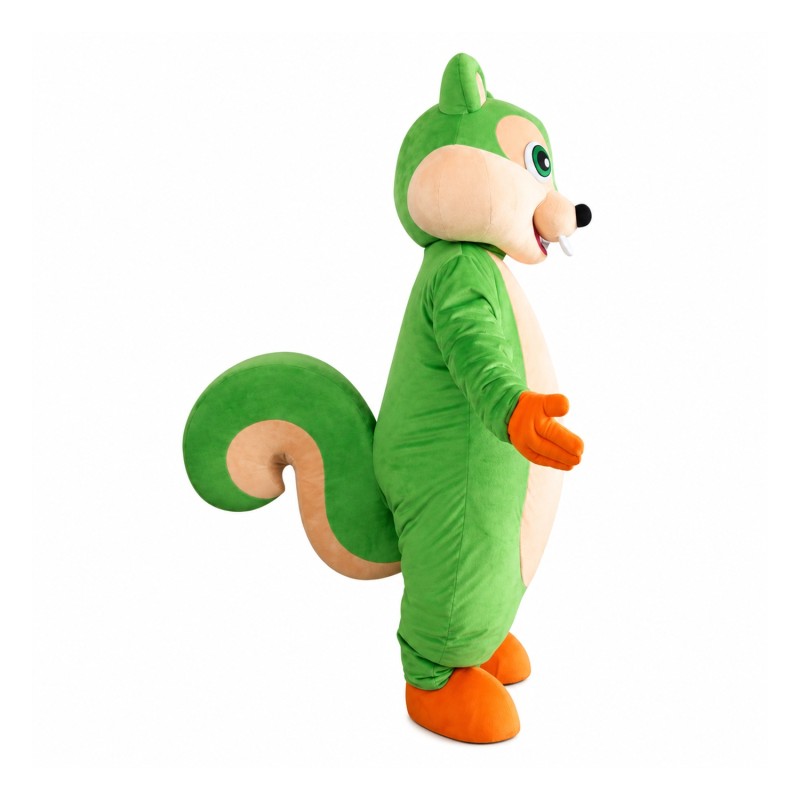 Green Squirrel Mascot Costume