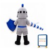 Friendly Lightweight Knight Mascot Costume