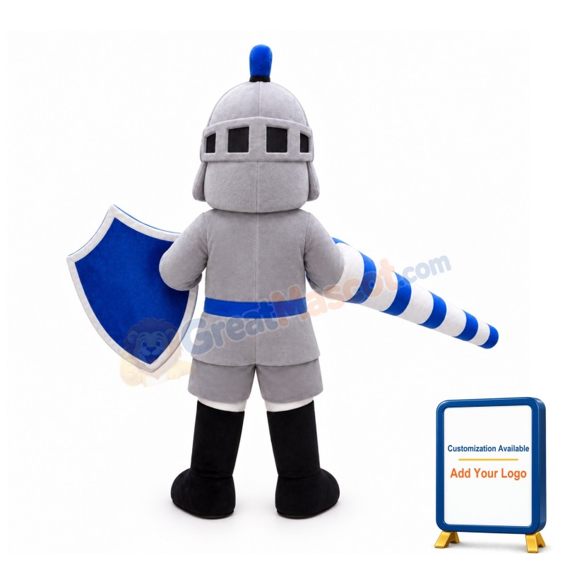 Friendly Lightweight Knight Mascot Costume