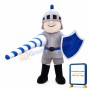 Friendly Lightweight Knight Mascot Costume