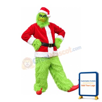 Superb Lightweight Christmas Grinch Mascot Costume