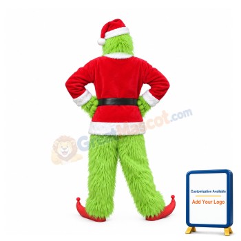 Lightweight Christmas Grinch Mascot Costume