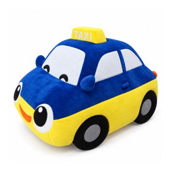 Blue Taxi Car Mascot Costume