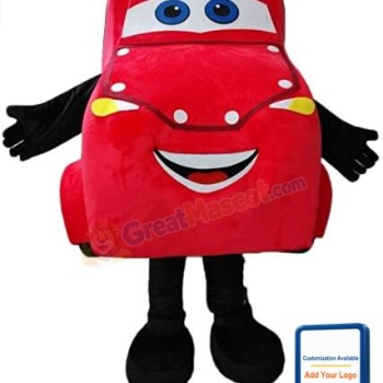 Red Car Mascot Costume