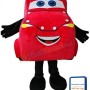 Red Car Mascot Costume
