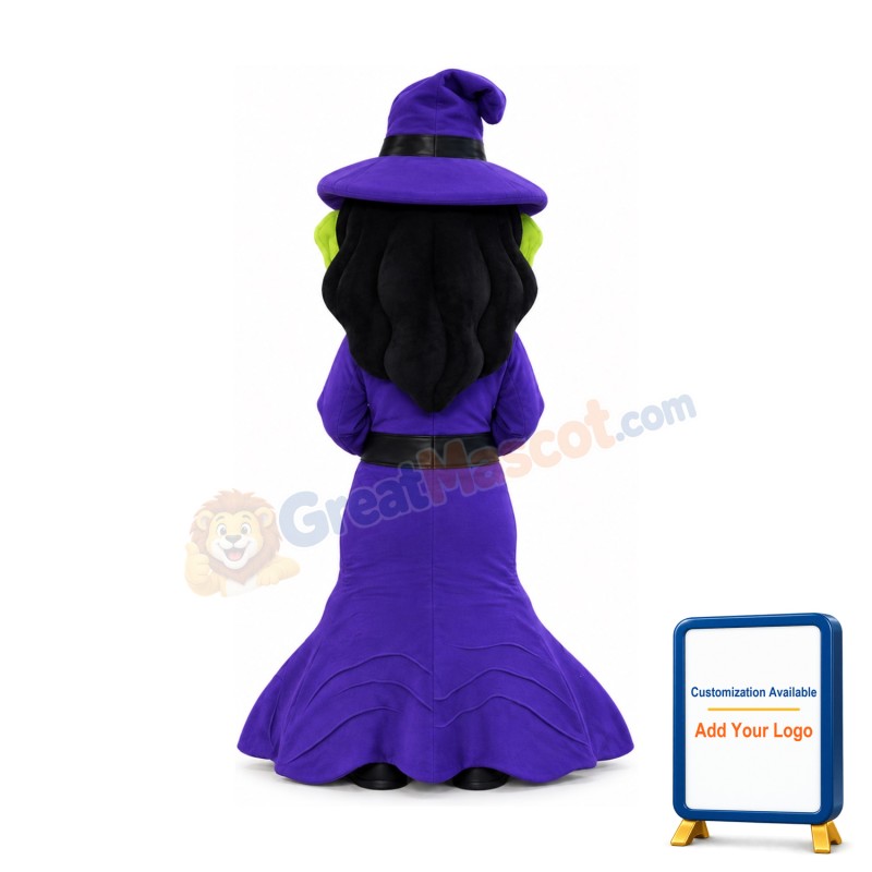 Halloween Witch Mascot Costume