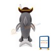 Pirate Shark Mascot Costume