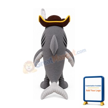 Pirate Shark Mascot Costume