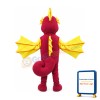 Red Seahorse Mascot Costume