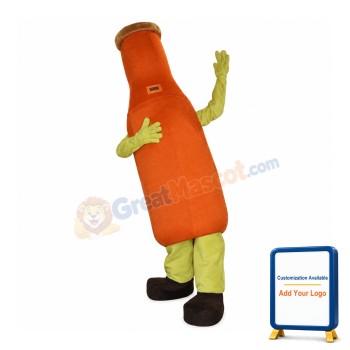 Superb Lightweight Beer Bottle Mascot Costume
