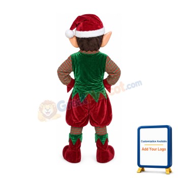Christmas Elf Mascot Costume