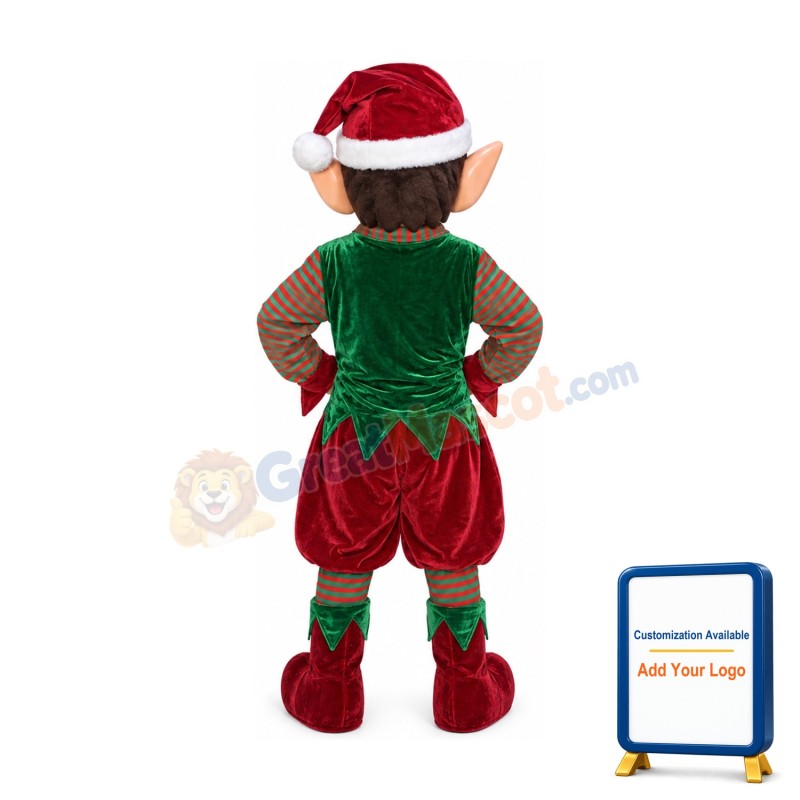 Christmas Elf Mascot Costume