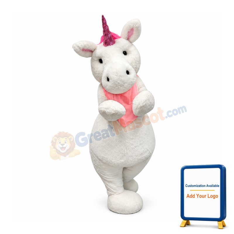Cute Unicorn Pony Mascot Costume