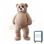 Funny Dance Teddy Bear Mascot Costume