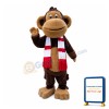 Friendly Monkey Mascot Costume