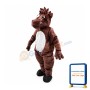 Fierce Brown Horse Mascot Costume