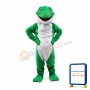 Friendly Lightweight Green Frog Mascot Costume