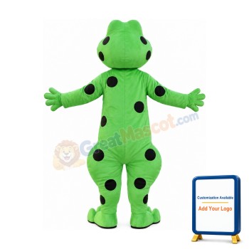 Wild Green Frog Mascot Costume