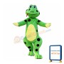 Wild Green Frog Mascot Costume