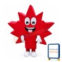 Superb Maple Leaf Mascot Costume