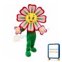 Red Flower Mascot Costume