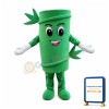 Green Bamboo Mascot Costume