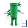 Green Bamboo Mascot Costume