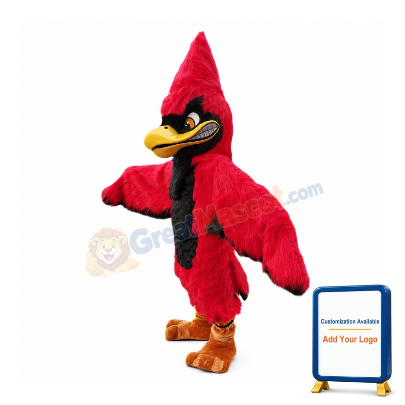 Red Jay Mascot Costume