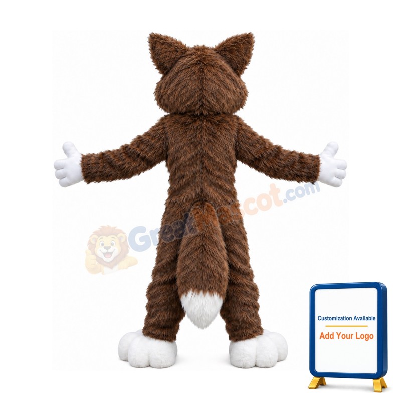 Friendly Fox Mascot Costume