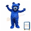Blue Fierce Bear Mascot Costume