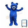 Blue Fierce Bear Mascot Costume