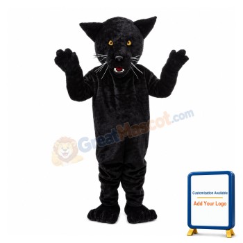 Black Leopard Mascot Costume