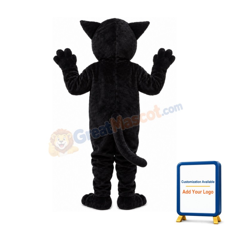 Black Leopard Mascot Costume