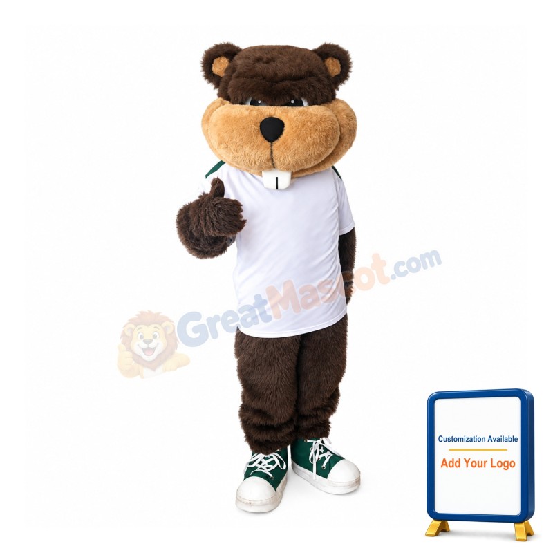 School Beaver Mascot Costume